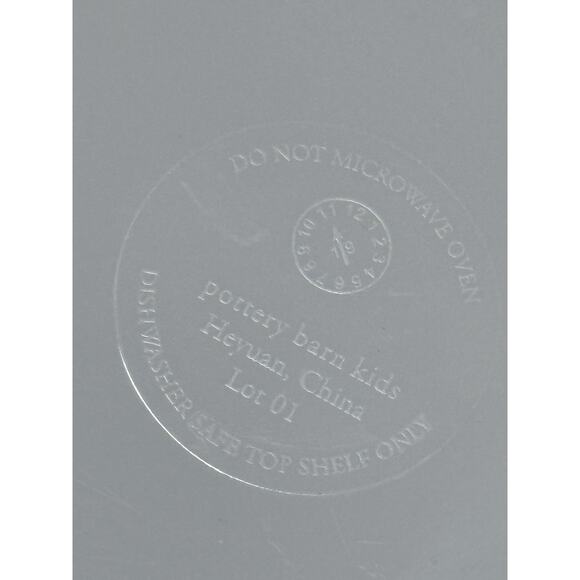 Pottery Barn Kid Melamine Bowls Easter Bunny Rabbit Springtime Toddler Cereal 6" - Picture 3 of 6